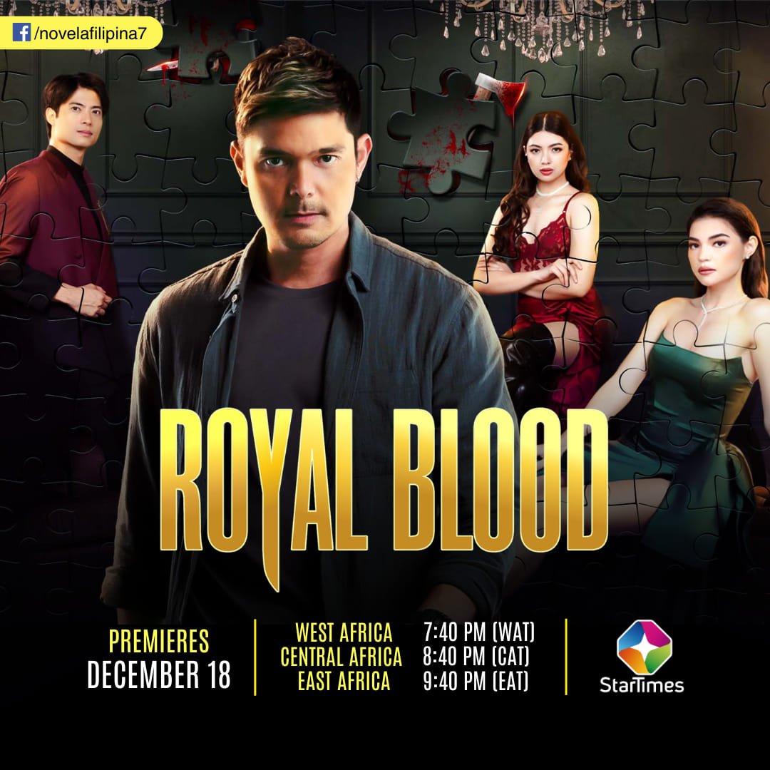 KapusoBuzz's tweet photo. Parehas ngayon napapanuod sa Africa ang dalawa sa hit murder mystery drama ng GMA na #WidowsWeb at #RoyalBlood.

Ang Widows Web ay napapanuod sa bansang Kenya via NTV at iba't ibang parte ng Africa ang seryeng #RoyalBlood.

Photos: Telenovelas Filipinas.
#KapusoBuzz https://t.co/3YhWuQasfs