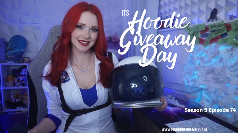 We are ready to BLAST OFF with this weeks hoodie giveaway! Come hang out with AstroGing while we use our channel points to bet on racing! I will be #live on #twitch in 15, twitch.tv/gingrbredbeauty
#repost for todays #giveaway entries!!
