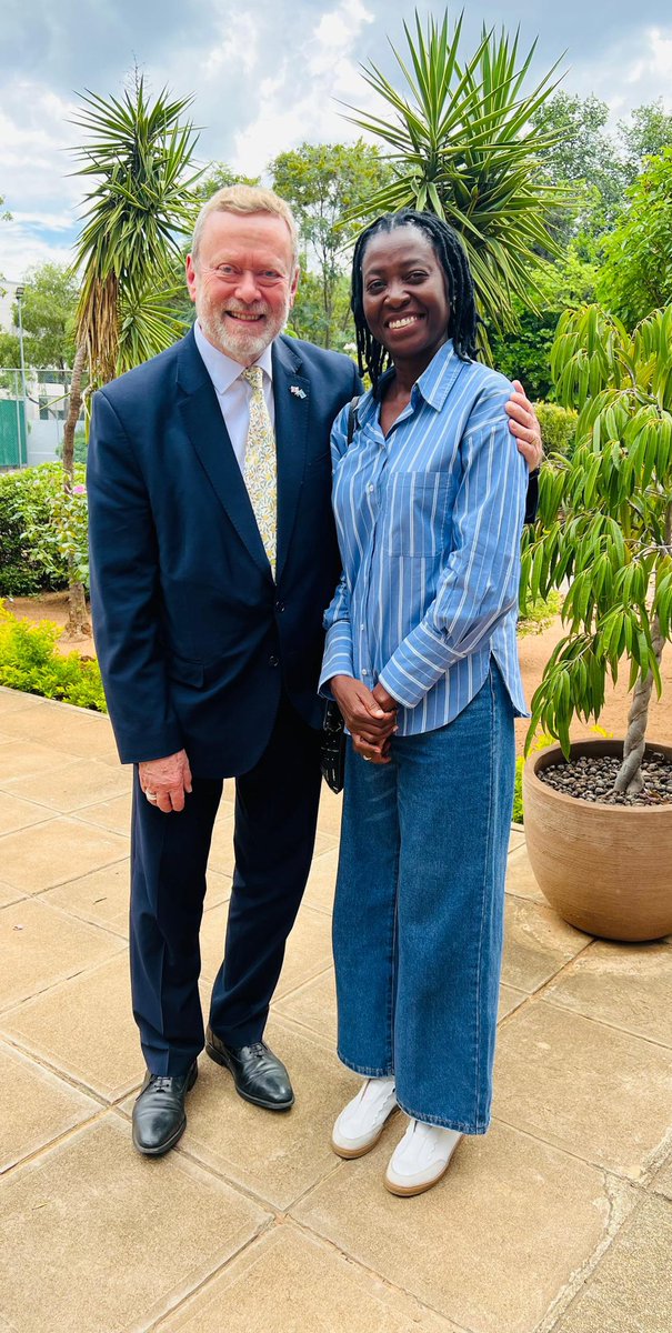 ASEBotswana's tweet photo. Our founder @EuniceKira, had lunch with other @CheveningAA today with the UK Minister for Africa, @Lord_Collins , Eunice talked about her experience as a Alumna of the #WorldChanging @UofGlasgow 🏴 https://t.co/Mo0znCNVkb