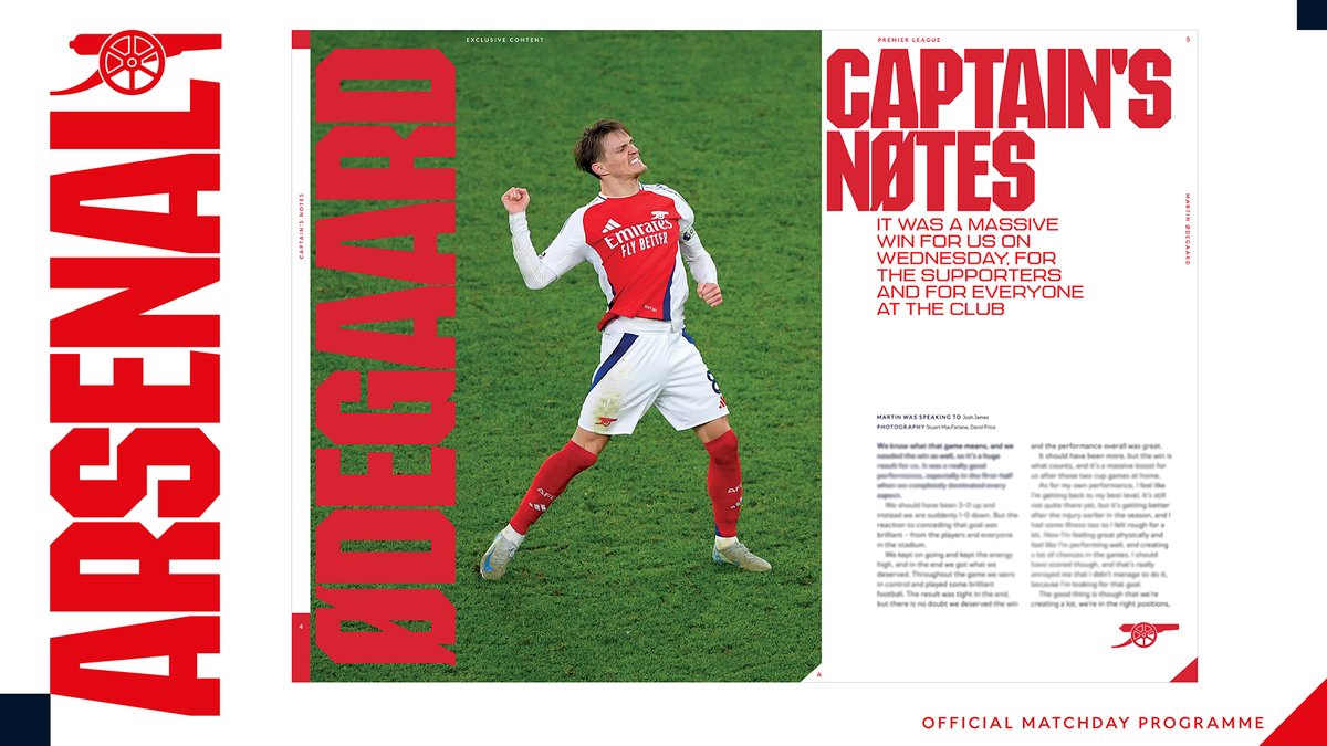 Arsenal Programme tweet media