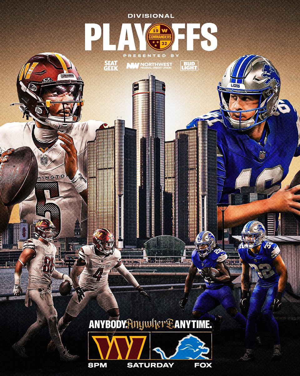 DCTweetTeam1932's tweet image. Ultimately this is a measuring stick game for the @Commanders.  NO ONE had the Burgundy &amp;amp; Gold going 12-5 in the regular season &amp;amp; making it to the NFC Divisional playoffs.  However, here we are &amp;amp; the squad travels to Motown with house money.  #RaiseHail #WASvsDET #DCTweetTeam