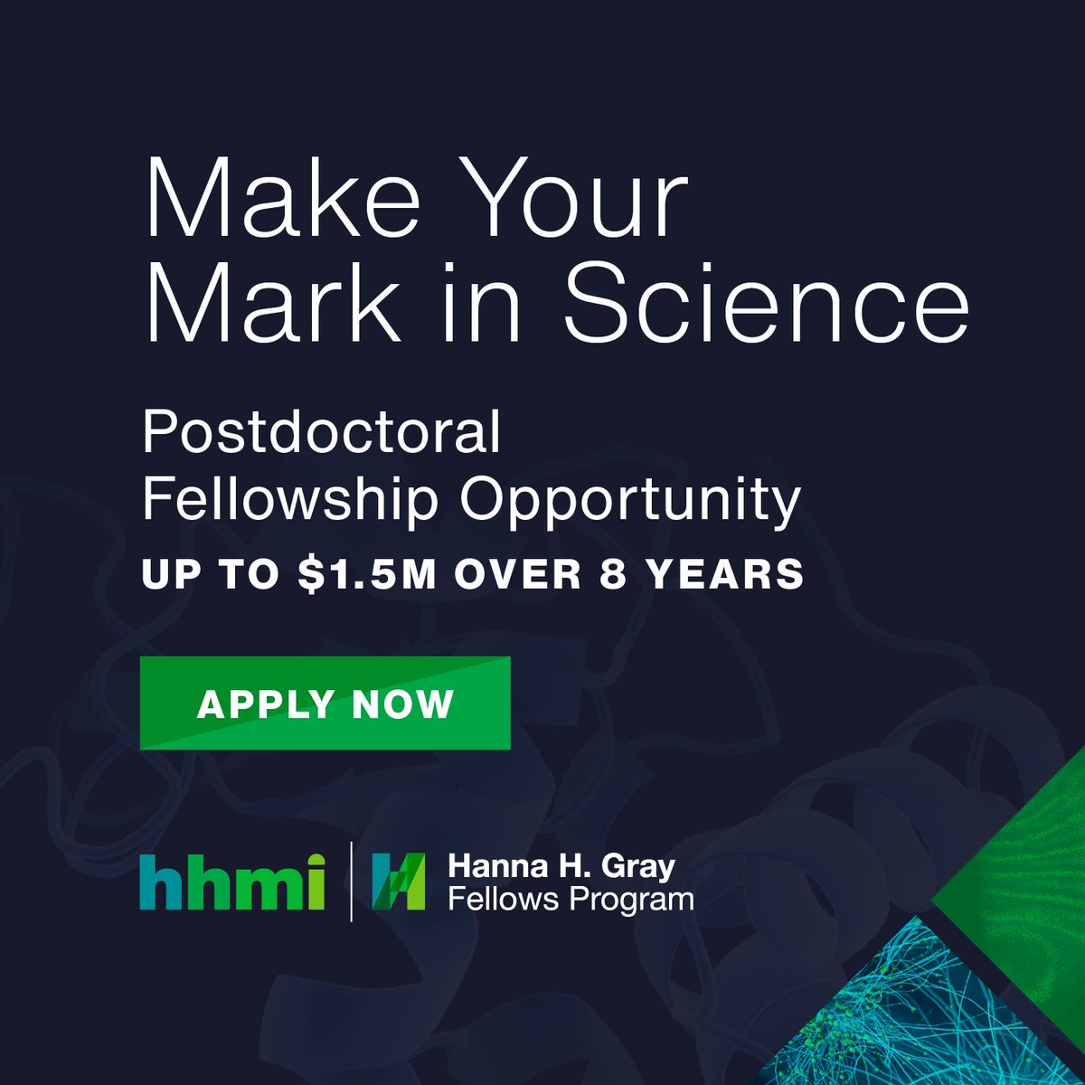 ATTN: #Postdocs - Your opportunity to lead the future of science starts now! Applications for the 2025 #HannaGrayFellows Program are OPEN. Take your first step toward joining a community of changemakers in science. Applications are due February 26, 2025, at 3:00 p.m. ET. Apply