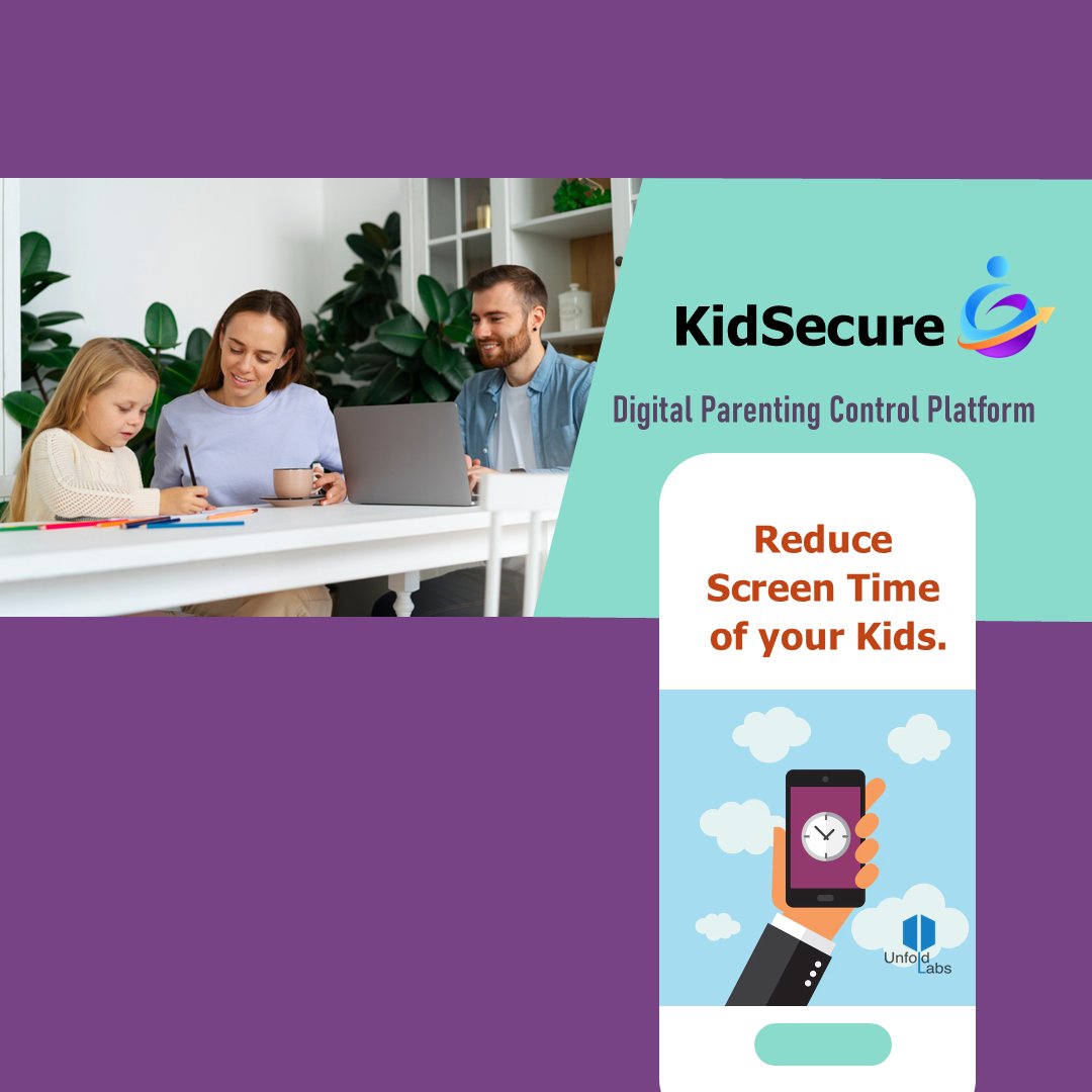 UnfoldLabs's tweet image. Digital Parenting Made Simple &amp;amp; Easier!

Parenting in the 21st century isn’t easy, but KidSecure makes it a lot safer!

- Set healthy screen limits
- Know your child's online habits
- Create a secure digital environment

play.google.com/store/apps/det…

#KidSecure #DigitalParenting