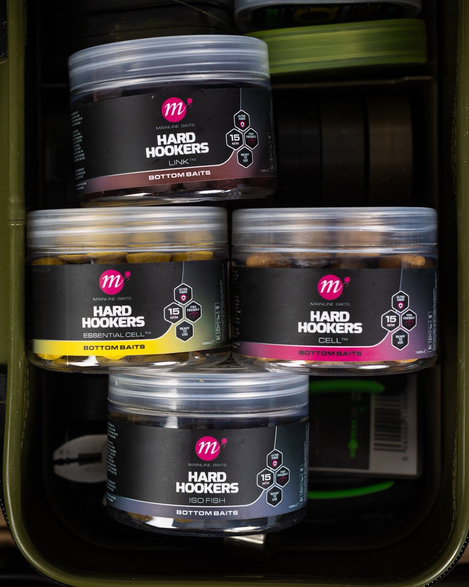 The durability of our Hard Hookers ensure that you are still fishing and well presented without any compromise to flavour leakage and attraction - providing the very best chance of a pick up!

Available in 15mm and 18mm sizes; in Cell, Essential Cell, Link and ISO Fish flavours.