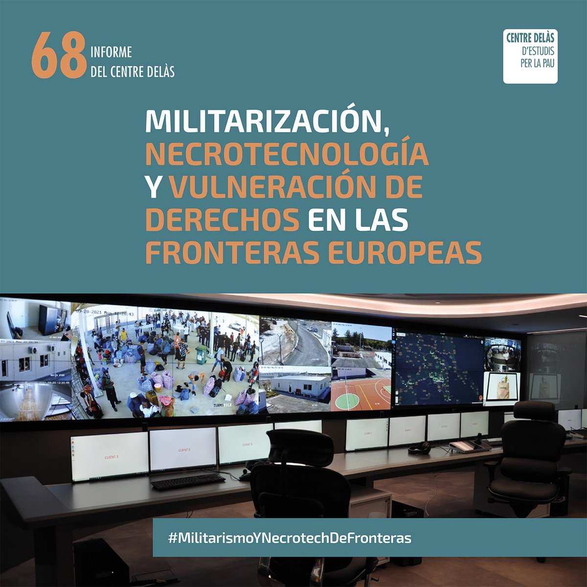 ❗️Empresas de armas, cuerpos policiales y organismos de carácter militar o de defensa participan en la mayoría de los proyectos europeos de I+D desarrollados con Frontex, presuntamente con fines civiles

👉NUEVO INFORME #MilitarismoYNecrotechDeFronteras:
centredelas.org/publicacions/m…