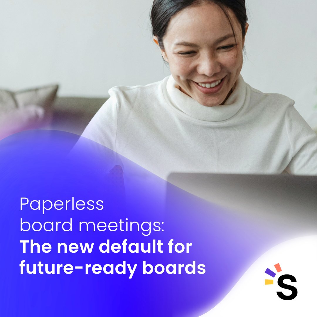 Paperless board meetings aren’t just a trend — they’re a necessity for future-proof #governance. ✨

Ready to save time and costs, strengthen collaboration, and embrace sustainability? Find out more: bit.ly/4j2NufU

#Sherpany #TheFutureofGovernance