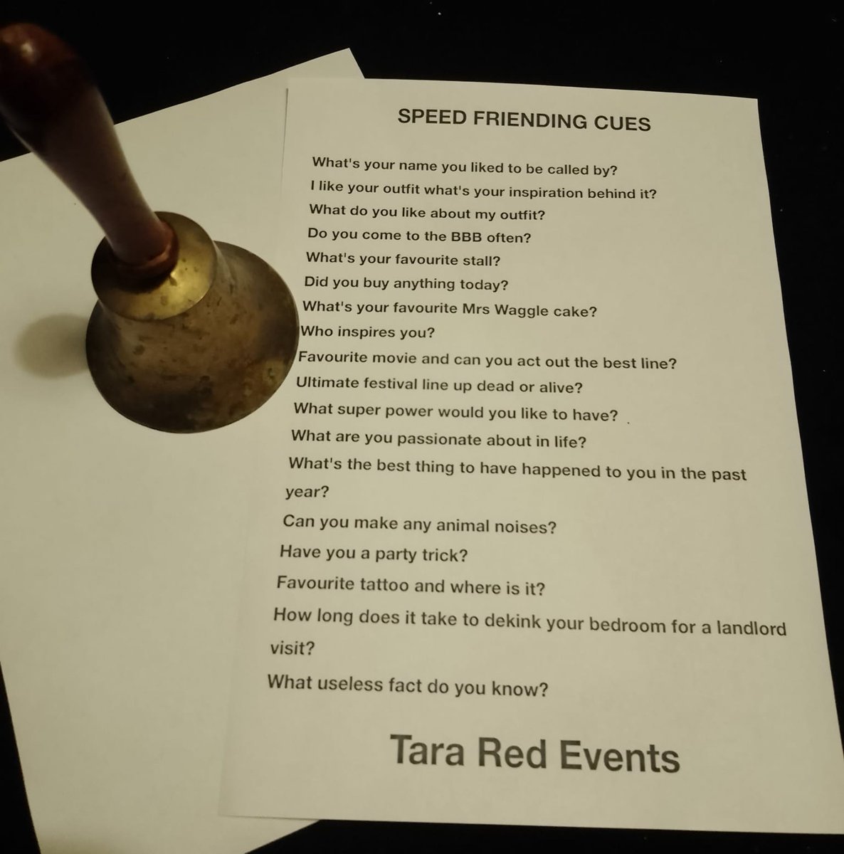 BBBAltFetBazaar's tweet photo. Speed friending this month at the Afterparty with @Miss_Tara_Red
Top floor from 6:15pm - 7pm (before the workshop).
There's also the opportunity to continue with the activities after the workshop, so hang about if you want more!
#makefriends #speedfriending #afterparty https://t.co/zyug2h2pMj