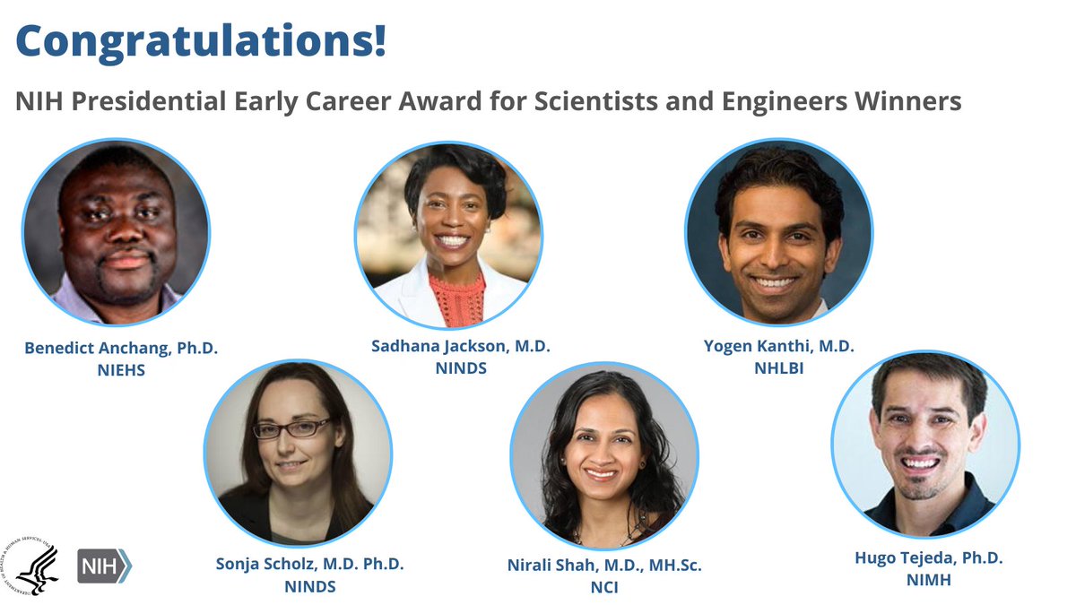 NIH (@nih) on Twitter photo Six #NIH researchers & numerous researchers at NIH grantee organizations were honored by <a href="/POTUS/">President Donald J. Trump</a> with the Presidential Early Career Award for Scientists and Engineers. This award recognizes outstanding early-career scientists & engineers. bit.ly/4hiTNui Six #NIH researchers & numerous researchers at NIH grantee organizations were honored by <a href="/POTUS/">President Donald J. Trump</a> with the Presidential Early Career Award for Scientists and Engineers. This award recognizes outstanding early-career scientists & engineers. bit.ly/4hiTNui