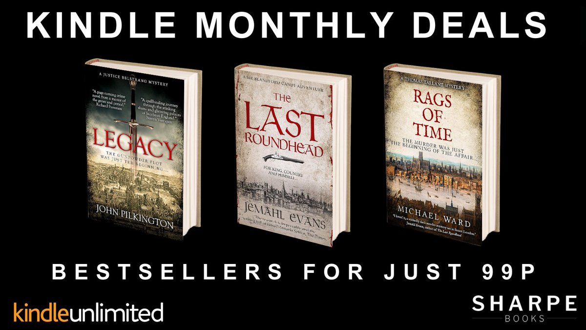 #KindleMonthlyDeals
99p Bestselling #Histfic

Legacy, by <a href="/_JohnPilkington/">_JohnPilkington</a>
amazon.co.uk/dp/B08BCH1T34

The Last Roundhead, by <a href="/Temulkar/">Jemahl Evans</a>
amazon.co.uk/dp/B07M9YPPNZ/

Rags of Time, by <a href="/mikewardmedia/">Mike Ward</a>
amazon.co.uk/dp/B08BRHM3NC

#historicalfiction #kindleseries #bookboost