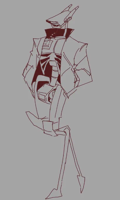 Welcome back everyone I still draw Men and also robots 