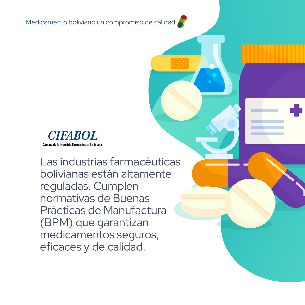 Cifabol2000's tweet photo. CIFABOL apoya a la industria para ser un pilar de confianza en Bolivia.
#CIFABOL #Farmacéutica #Salud https://t.co/JhfKcZxwJy