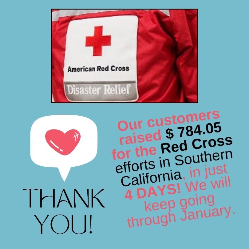 Standard5n10Ace's tweet image. Thank you all so much😍! We will keep the round-up going at least through the end of January to help our neighbors in LA! #Community #CommunityMatters #MoreThanAHardwareStore