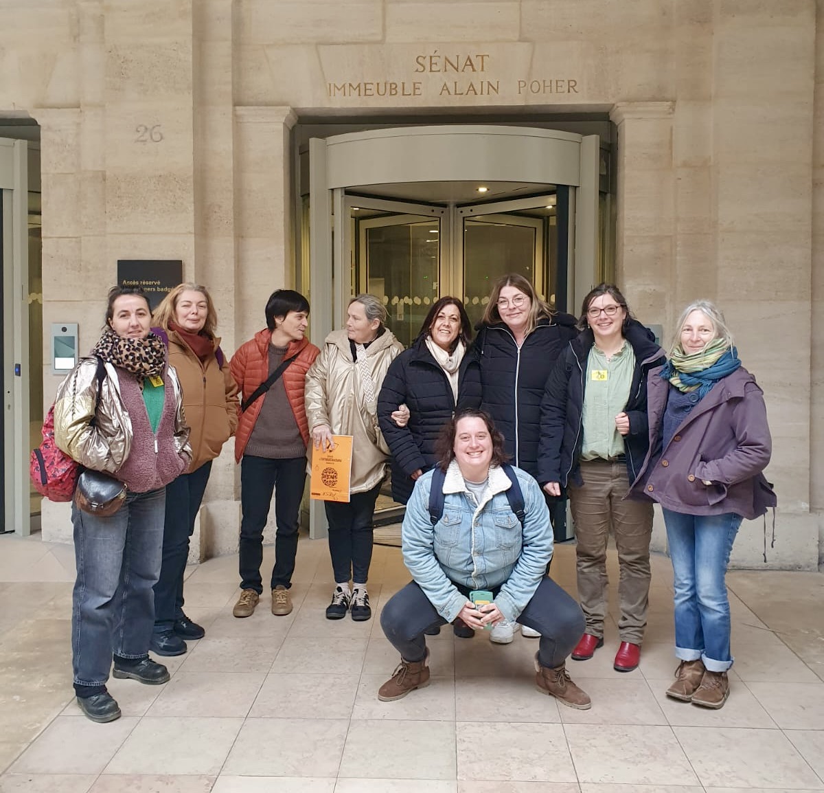 Mobilisé•es aujourd'hui pour et avec les #AESH de l'#enseignementagricole et maritime public pour  un véritable statut , des conditions de travail et de rémunérations décentes ! 
Rencontre  avec <a href="/Agri_Gouv/">Ministère Agriculture et Souveraineté alimentaire</a> puis MP Monier, Sénatrice qui avait porté la loi de CDISATION des AESH.