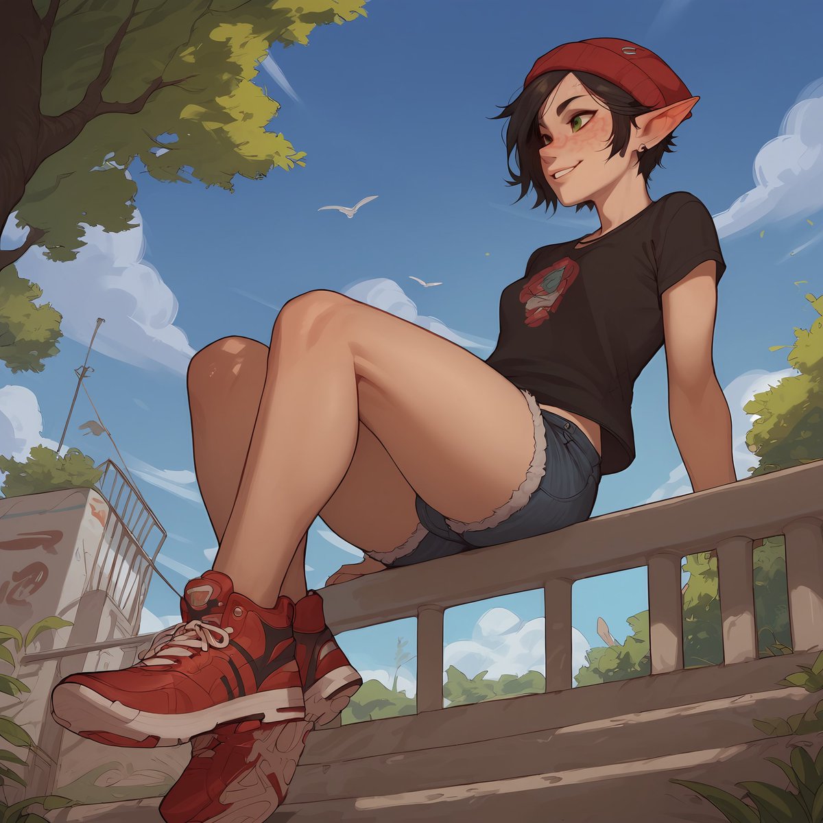 valrhiky's tweet photo. Little surprise at skatepark ! 🛹
#futa #trap #tomboy #bulge https://t.co/hol8RwZBjA