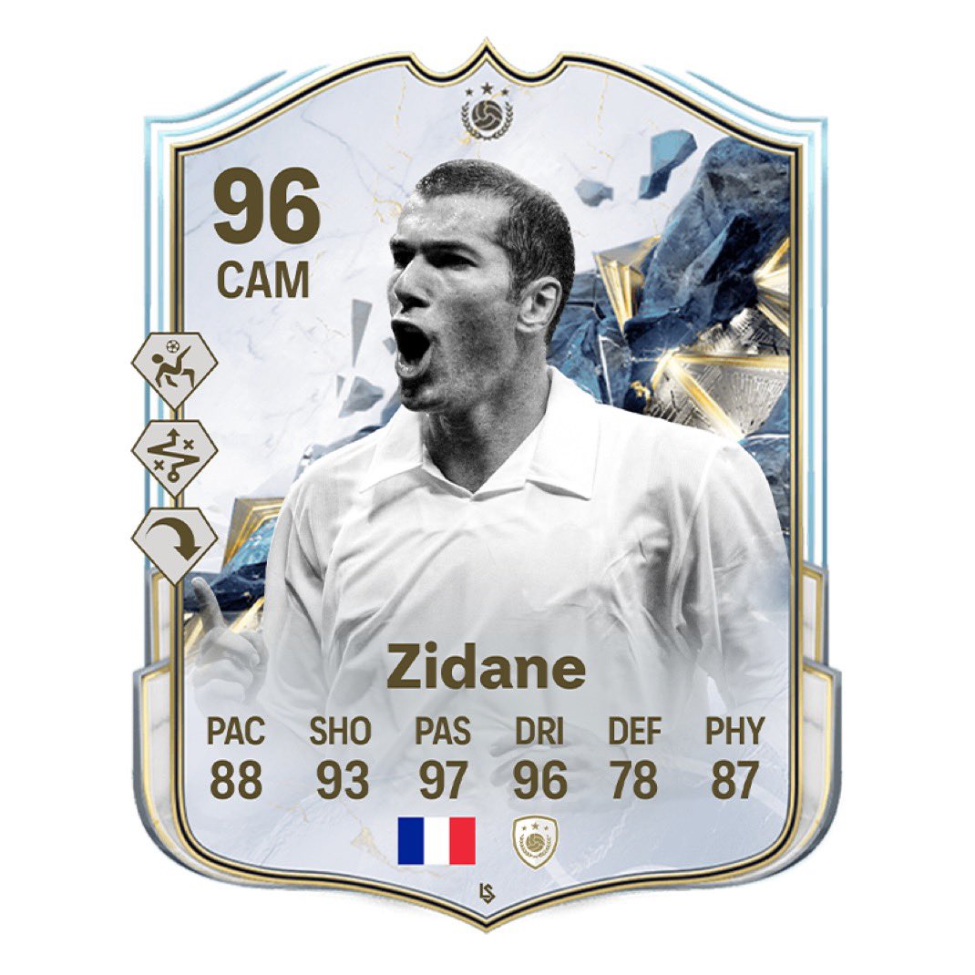Don’t forget that 🇫🇷 Zidane is LIKELY a FREE card, so remember this before grinding ANY SBC ✅

He is already very good in game and can save you a lot of fodder✅