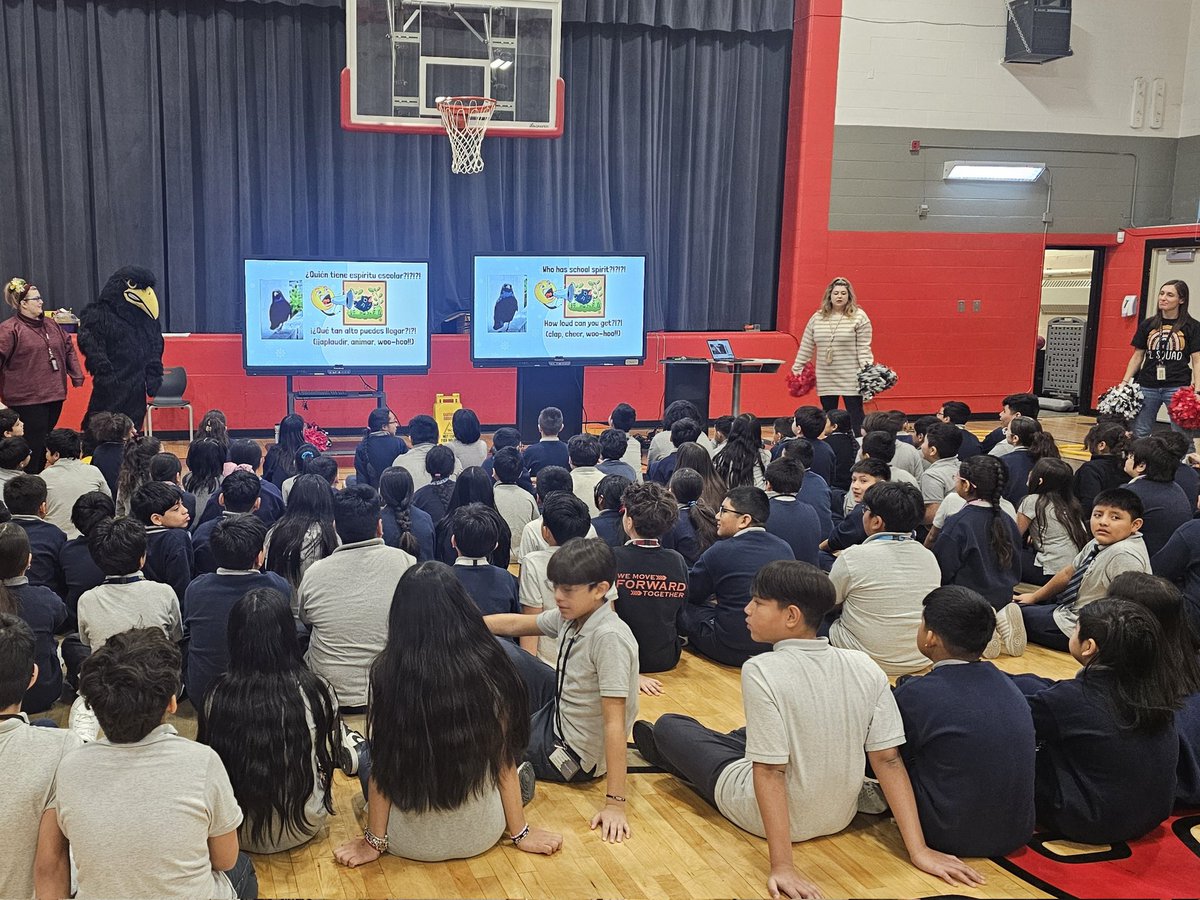 ESL_Daly's tweet photo. I'm honored to return to my old stomping grounds for their ACCESS assembly! The ESL staff's dedication to getting students excited about showcasing their incredible language gains is inspiring. I know they’ll do AMAZING this year! #ACCESS  @D99Cicero @WIDA_UW @EllevationEd https://t.co/gkQzKVlBlI