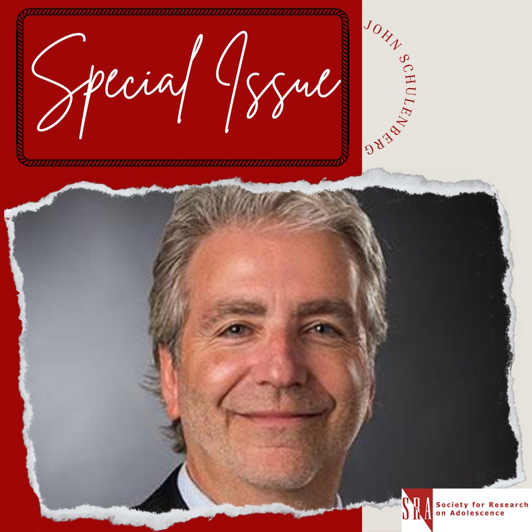 SRA is proud to honor Dr. John Schulenberg and his impact on the field through a special issue of the Journal of Research on Adolescence "Celebrating the Legacy and Work of John Schulenberg: Taking the Long View on Adolescence". 

Click below to read:
ow.ly/cOOl50UHNR9