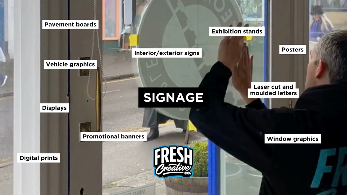 #SIGNAGE 🪧
Alongside murals, we can offer bespoke handcrafted signage, traditional sign painting, and much more. Whether you need vehicle graphics, window displays, or digital prints, we’ve got you covered!
Get in touch today!

 #businesssignage #swanseabusiness #graffiti
