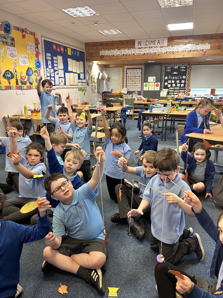 MrsGibbonOLA's tweet photo. Fantastic fun fishing and learning about magnets in Primary 3 @MrsNisbetOLA @OLAPrimaryGlas https://t.co/dKaCcK6osw