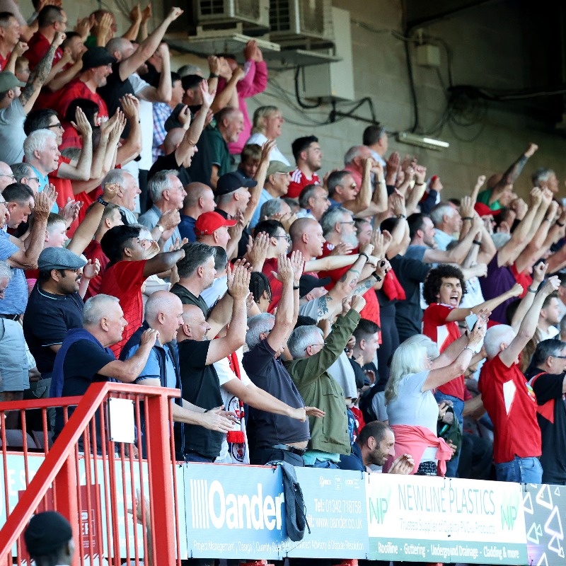 crawleytown's tweet photo. 📢 We want to hear from you

We are more than a football club – it’s part of the fabric of our town. 

Whether you’ve lived here all your life or just moved in, a match-going regular or you’ve never been, we want to know what makes the people of Crawley tick.

#TownTeamTogether🔴