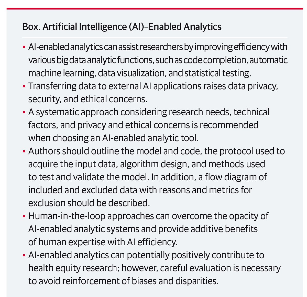 JAMA+ AI (@jamaplusai) on Twitter photo From <a href="/JAMASurgery/">JAMA Surgery</a>:
This Guide to Statistics and Methods discusses approaches to incorporating #AI–enabled analytics when working with big data.
ja.ma/3Pz3NDz From <a href="/JAMASurgery/">JAMA Surgery</a>:
This Guide to Statistics and Methods discusses approaches to incorporating #AI–enabled analytics when working with big data.
ja.ma/3Pz3NDz