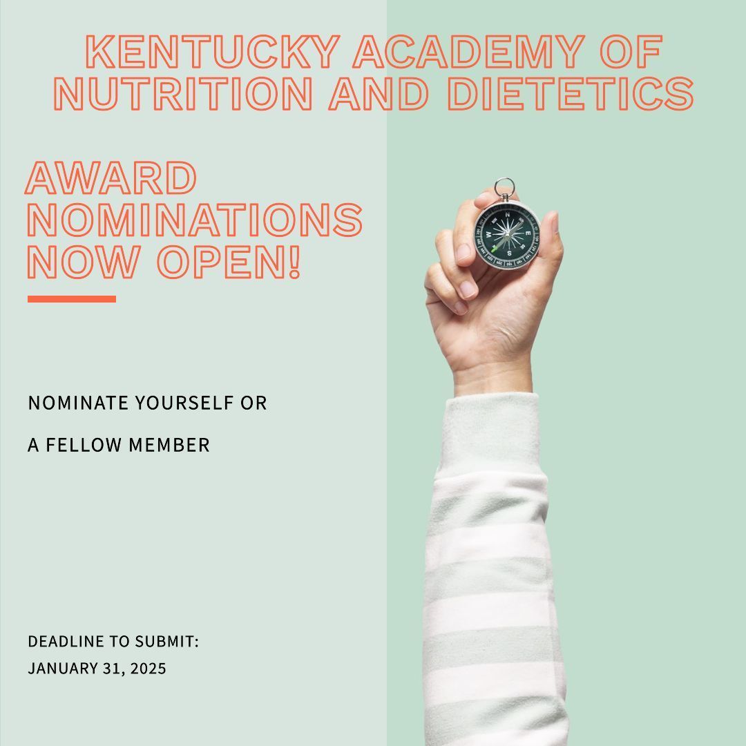 It's that time year!  Are you an innovative dietitian or do you know an amazing dietitian that should be recognized?  Now's your chance to share your work and raise up colleagues on the amazing work they do for the field.