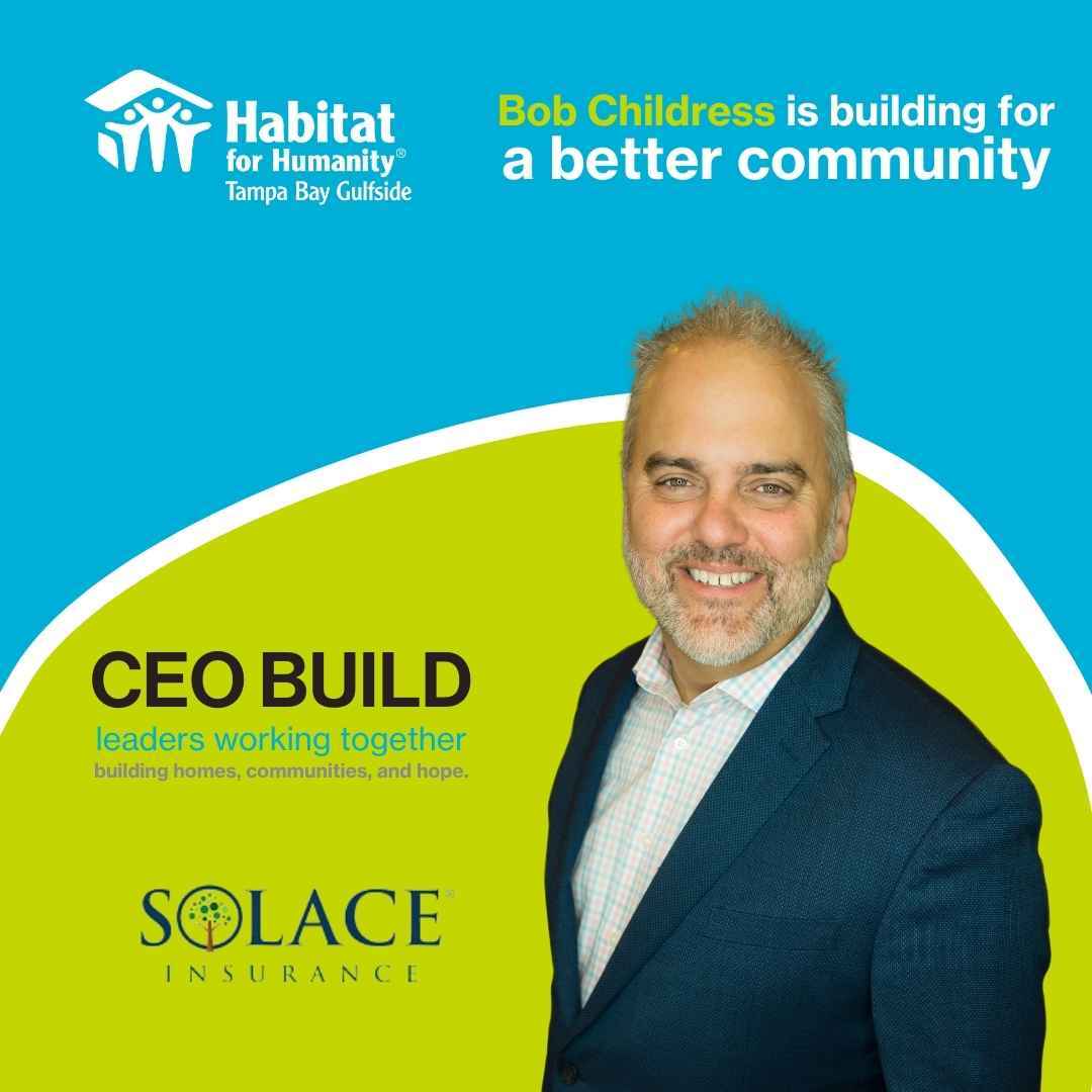 HabitatTBG's tweet photo. "Having a place to live and raise your family is one of the basic fundamentals of life."
Thank you Bob Childress, CEO of Solace Insurance, for committing to build for a better community with Habitat's 2025 CEO Build. https://t.co/ApwH2yTnSJ
#HabitatTampaBayGulfside #CEOBuild https://t.co/j7MIXczt5G