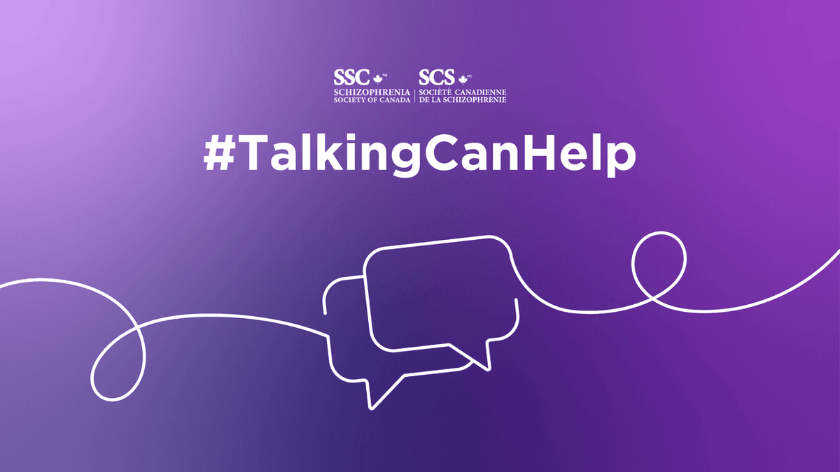SchizophreniaCa's tweet photo. #TalkingCanHelp - if you or a loved one is living with early psychosis or schizophrenia talking to a mental health professional or trusted friend or family member can provide much needed support. https://t.co/p7c9mMIHVs