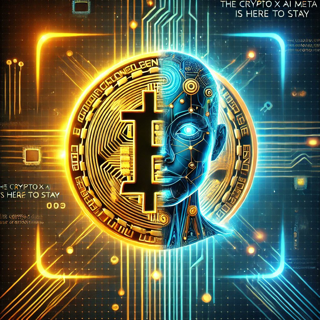 The Crypto x AI Meta Is Here to Stay 🤖🪙 

Crypto news and key statistics summarized in 90 seconds every weekday on NiftyNoonNFT 🧵⬇️: