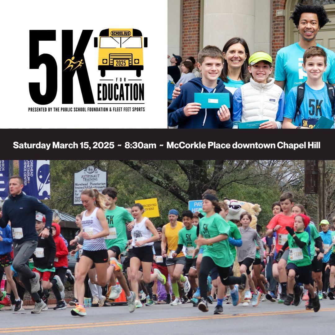 🏃‍♀️ The PSF 5K for Education is back!

📅 Sat, March 15, 8:30 a.m.

👟 Adults: $30 (by 3/9), $35 (after 3/10)
👟 Students/Teachers: $20
👟 1K Fun Run: $20 (incl. t-shirt!)
🎽 T-shirts for 1st 1,800 registrants. Register now!

👉 buff.ly/4anWwQD