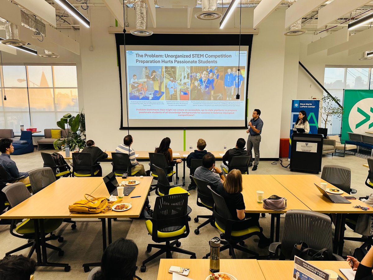 Throwback to the first Kindling Presentation Day last semester, where students won hundreds of dollars for their ideas! Have the entrepreneurial spirit but unsure where to start? Apply to our Kindling program! More info: bit.ly/PavaCenter-Acc…