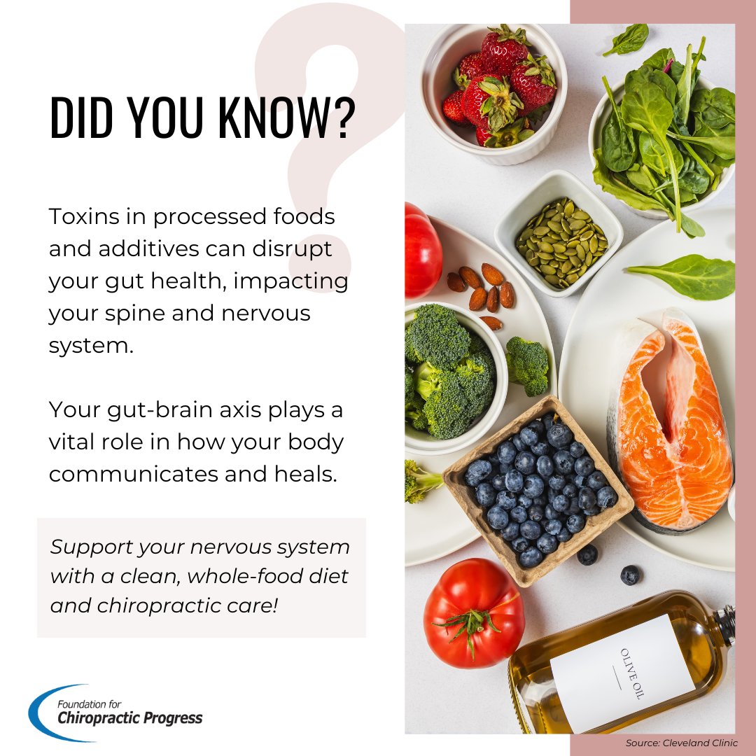 F4CP's tweet photo. Your gut health directly impacts your nueromusculoskeletal system! Opt for a clean, whole-food diet and take care of your whole-being. https://t.co/EOYLPfX7An