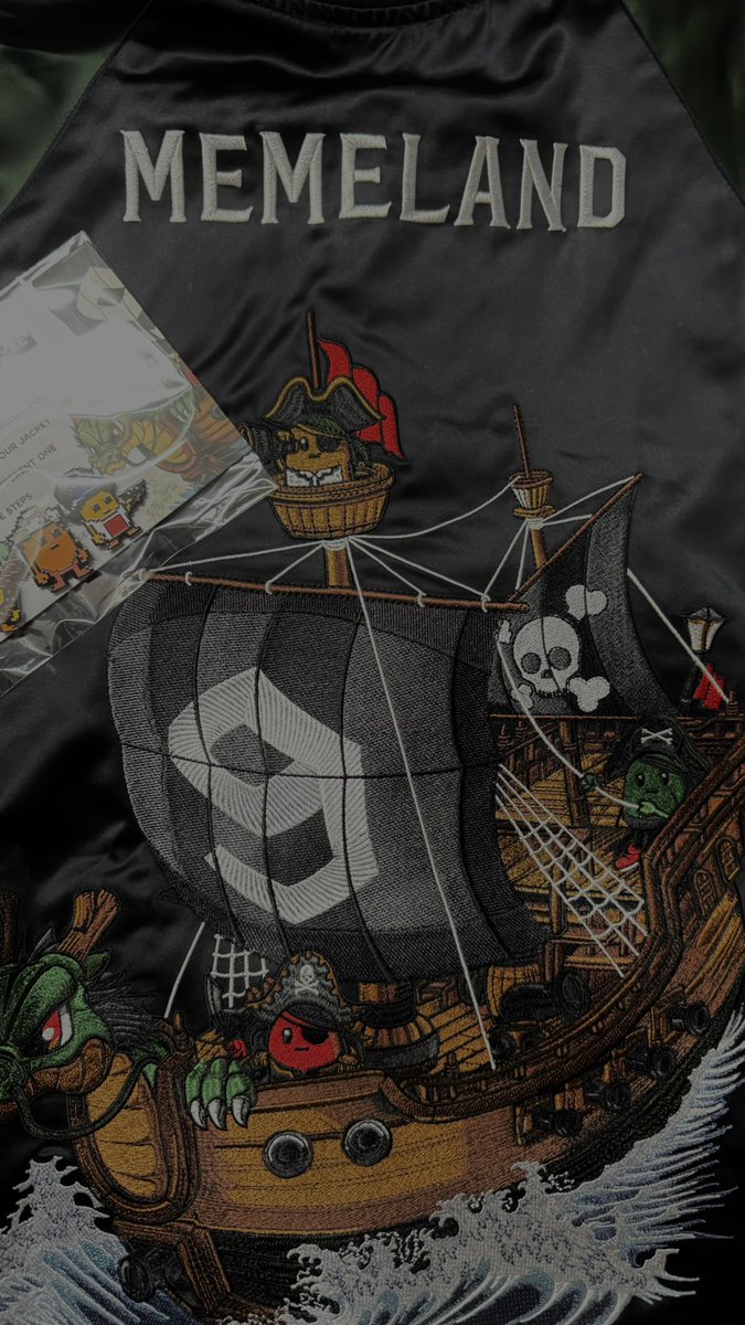 Acts 20:35
It is more blessed to give than to receive.

Special thank <a href="/lazyouncle/">lazyyyouncle🏴‍☠️🍌⛩️ ❤️ Memecoin</a> sending me this stylish jacket.

This perfect jacket created by <a href="/Raysaneth/">Raysan.eth</a> , one of the best quality jacket in Web3. Thank you LEGEND.

Full of love in <a href="/Memeland/">Memeland ❤️ Memecoin</a> and <a href="/852Captainz/">852Captainz 🏴‍☠️🇭🇰❤️ Memecoin</a>.