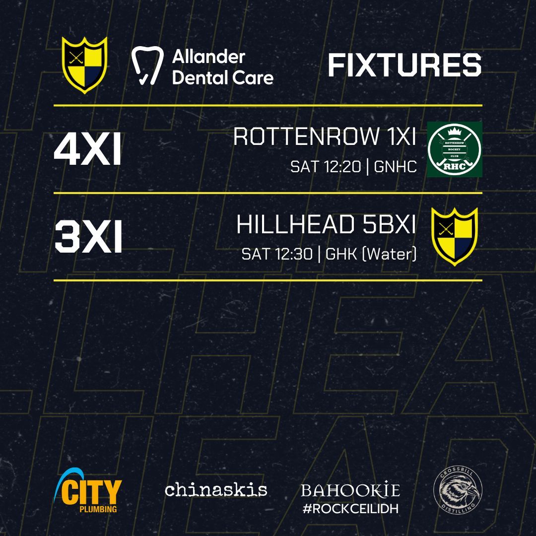 🟡⚫ We're back ⚫🟡

After a short hiatus we have a rearranged 4s fixture against Rottenrow and a friendly between the 3s and 5bs on the slate this weekend.