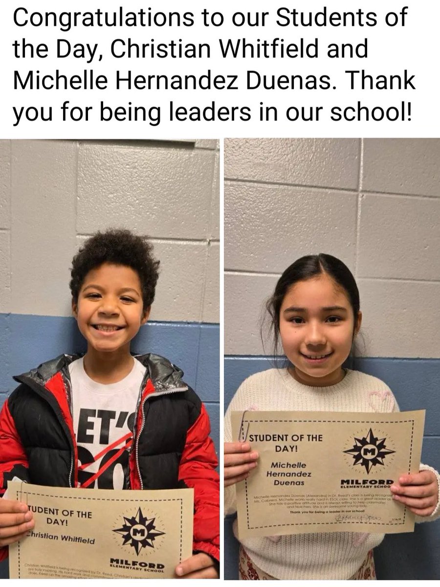 Milford Elementary (@milfordmariners) on Twitter photo 