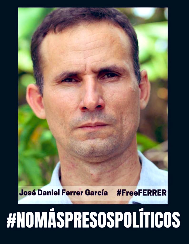 JOSÉ DANIEL FERRER ESTÁ EN SU CASA

Acabo de hablar con José Daniel Ferrer.
Los represores tuvieron que botarlo de la prisión porque no aceptó condiciones a su libertad.

Firme y listo para continuar la lucha hasta la libertad de Cuba!

¡Corazón de héroe!
Que orgullo.