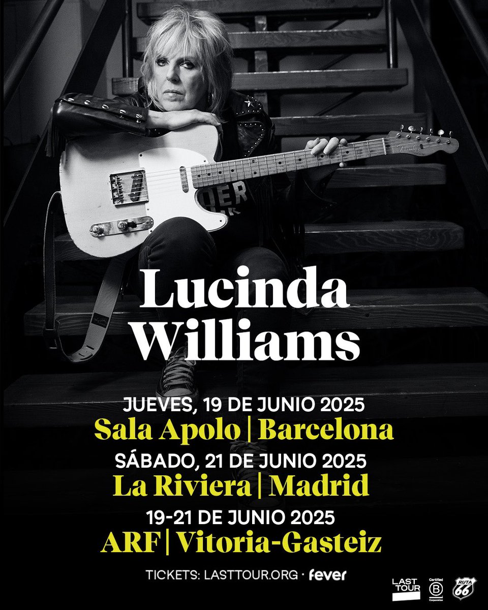 El 21 de junio la gran #lucindawilliams estará en directo en <a href="/LaRivieraSala/">Sala La Riviera</a> de Madrid, info:conciertospormadrid.com/featured/lucin…