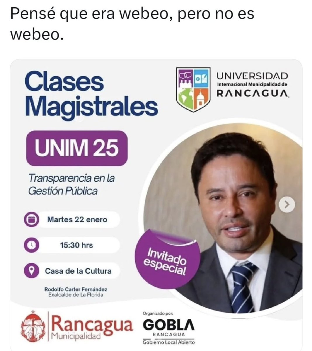 ricky__bond's tweet photo. Pensé que era broma esto… pero no es verdad @rodolfocarter no te da vergüenza ladrón CTmRe @Contraloriacl @RodRettig @GabrielBoric @vidalcvale @MarceAbedrapo así se ríen de la fiscalización #Rancagua #municipalidadrancagua #gobla https://t.co/sFTKMhWjdb