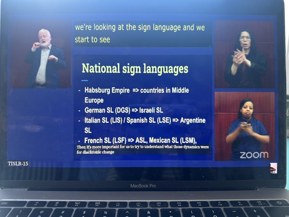 s_karabuklu's tweet image. About historic relatedness of sign languages, @crathmann ‘We see these route, but these languages are significantly different. It is not just enough to say that LSF is the story. It’s part of a much more complex dynamic.’ #TISLR15