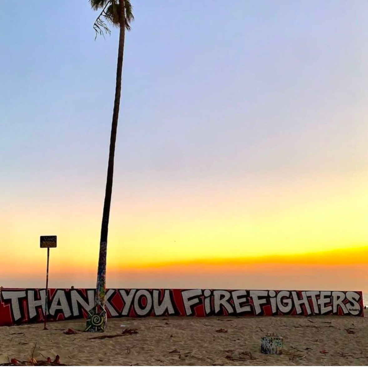As the winds die down and the fires are starting to become contained, let us not forget to keep thanking our brave firefighters who are still hard at work. Many of them have been working nonstop since the fires started last week, working to keep us safe. We don’t just have our