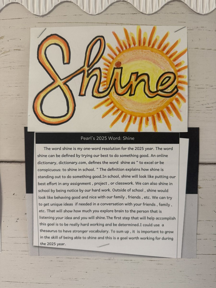 Our students shared their 2025 goals in just 1 powerful word-and the results were inspiring! 💭✨ From “Growth” to “Balance” and “Thrive” to “Experiment,” each word reflects a unique vision for the future. Their ideas came to life through amazing word art drawings! <a href="/JMI_Edison/">JMI</a>