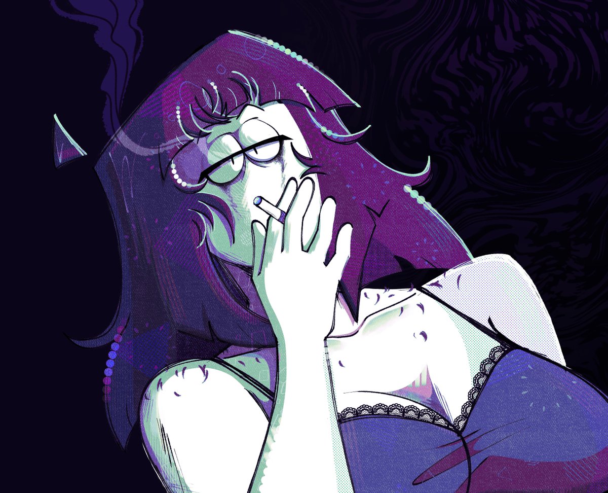 I think I need to personally evaluate how many ppl want to give Lila more alcohol from my last drawing post

anyways enjoy choppy haired depression 

#spookymonth #spookymonthart #spookymonthfanart #spookymonthlila #srpelo