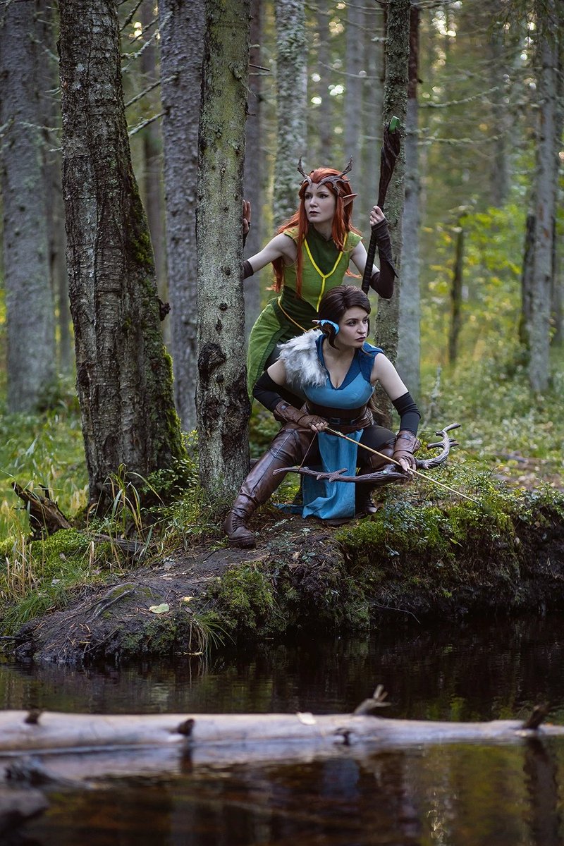 YalgaCos's tweet photo. Together to adventures ✨
Me as Keyleth, @hallysama as Vex'ahlia, photo by July B. 💚
#criticalrole #tlovm #criticalrolecosplay https://t.co/DesiJslC26