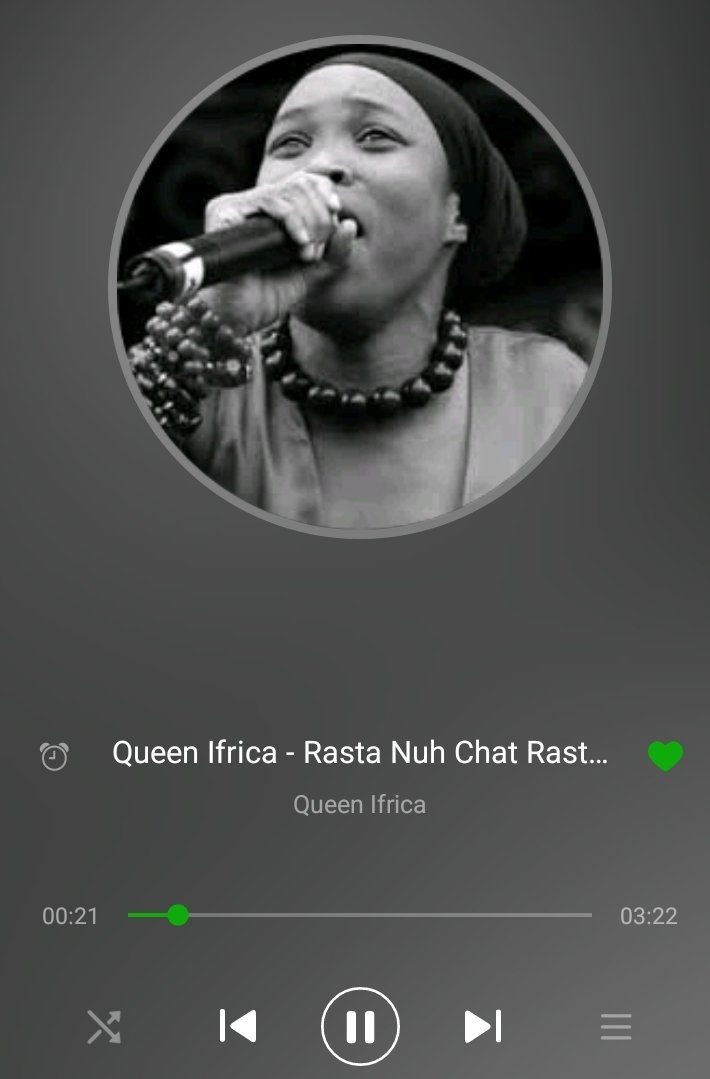 I nuh deal with propaganda, no rumour, no envy, no grudgeful, no Slander!!! ...if you have a problem with your brejin then try talk it over!! 🫵🏾🫵🏾

Queen Ifrica ▶️ Rasta Nuh Chat Rasta