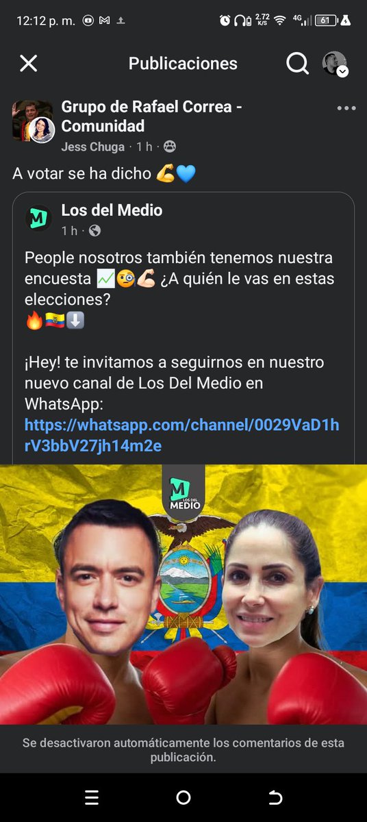 erick_lab's tweet image. Ellos buscan la opinión del Pueblo y como no les gusta desactivaron los comentarios 😅😅😅😅