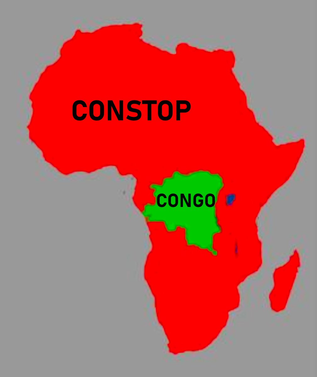 TerribleMaps's tweet image. A simplified map of Africa