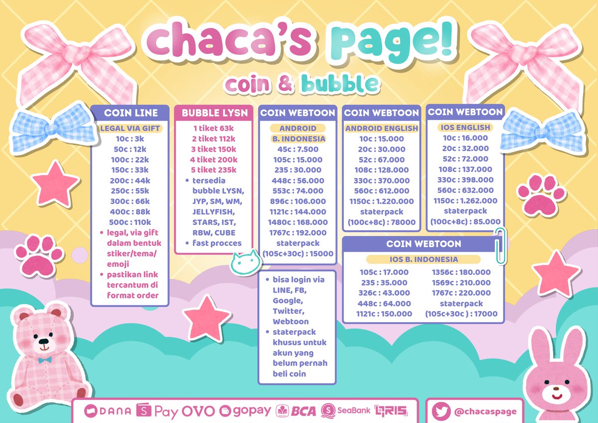 chaca, @ after dm atau wa aja fast tweet media