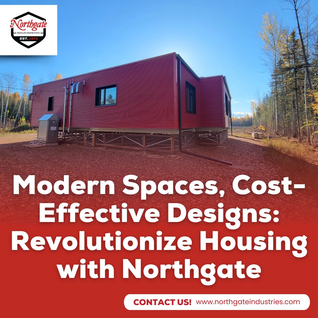 Northgate_Ltd's tweet image. Reimagine affordable housing! Northgate’s modular solutions bring modern, cost-effective spaces to life—crafted with precision and designed for communities. 🏡✨ 

#AffordableHousing #ModularInnovation #ModularSolutions #SustainableLiving #NorthgateIndustries