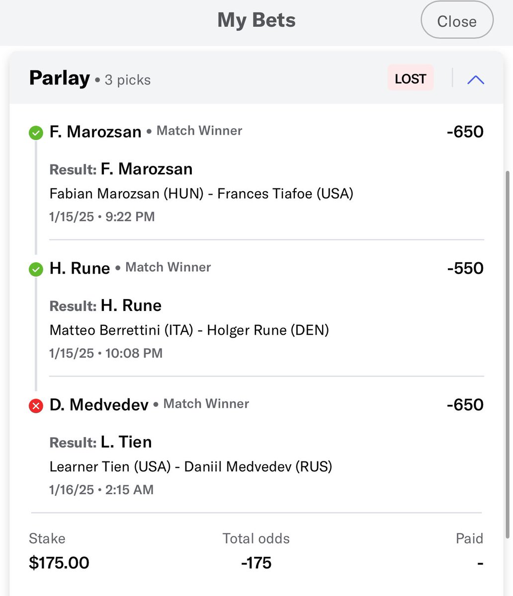 WeMoveLines_'s tweet photo. Good morning to everyone except Daniil Medvedev 😂 

The world no. 5 player loses to 19 year-old American qualifier Learner Tien in a 5-set thriller!

Who is an upset candidate in the third round?

#australianopen2025 https://t.co/8KId7HajsQ
