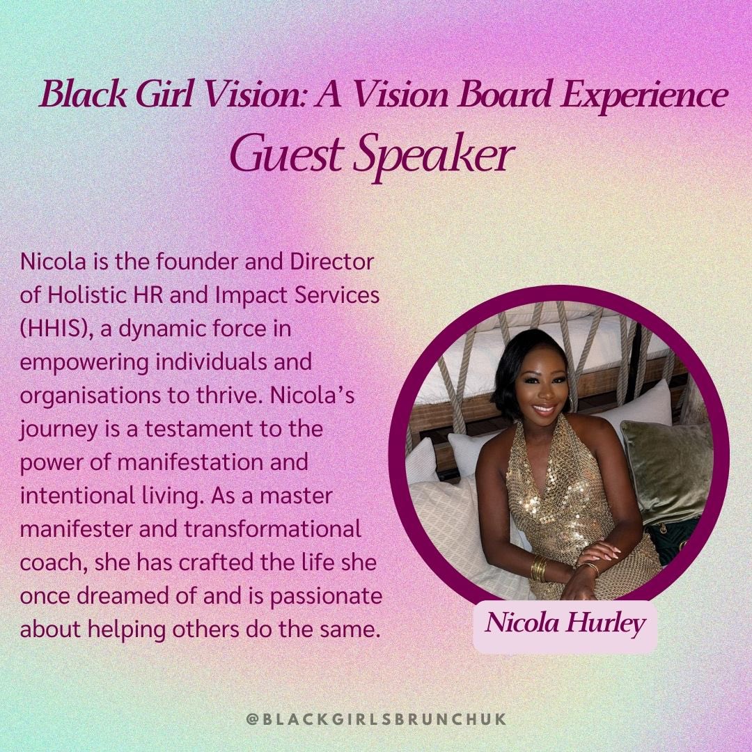 She’s BACK! 🙌🏾🎉

We’re thrilled to welcome Nicola Hurley (<a href="/mygood_sis/">Nicki</a>) as our guest speaker for Black Girl Vision 2025! 💡💖 New talk, fresh content, same impact.

25 Jan 2025
Tickets: eventbrite.co.uk/e/110642160981…

#BGB2025Vision 👁️✨